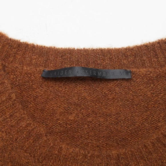 Haider Ackerman alpaca blend sweater with layered detail - Picture 6 of 11